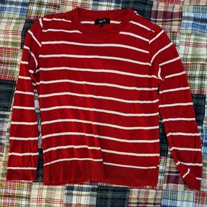 Comfortable soft red sweater